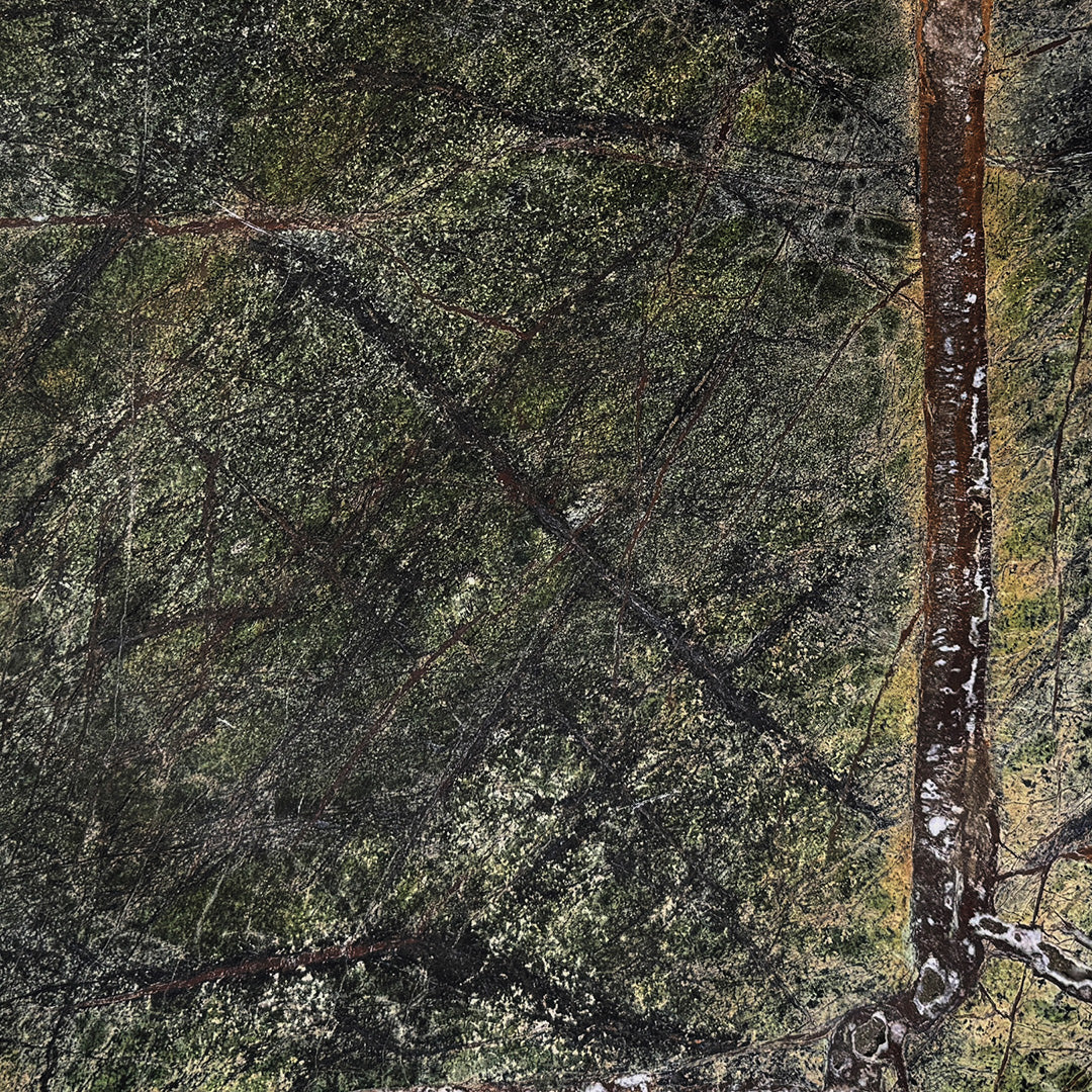 Porto Marble Coffee Table, Forest Green