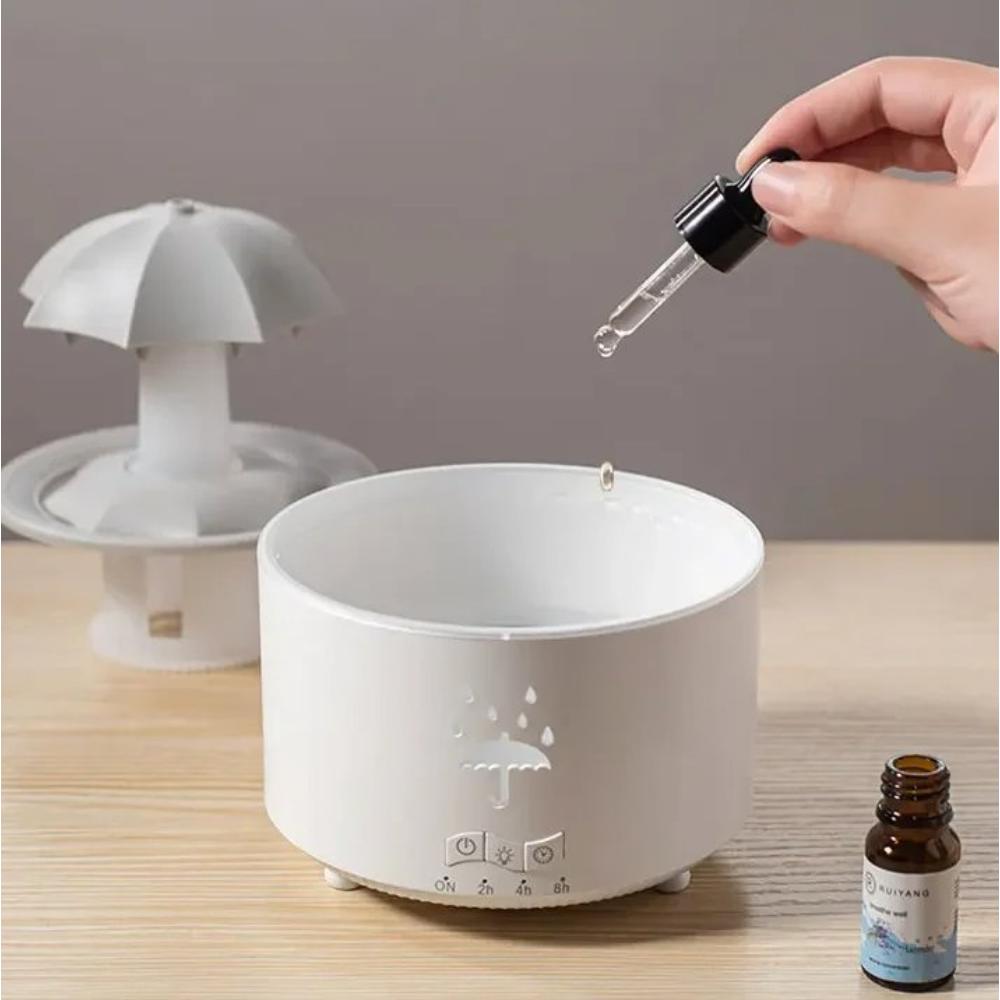 Raindrop Air Humidifier & Essential Oil Diffuser